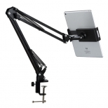 Aluminium smartphone- en tabletstandaard met verstelbare arm